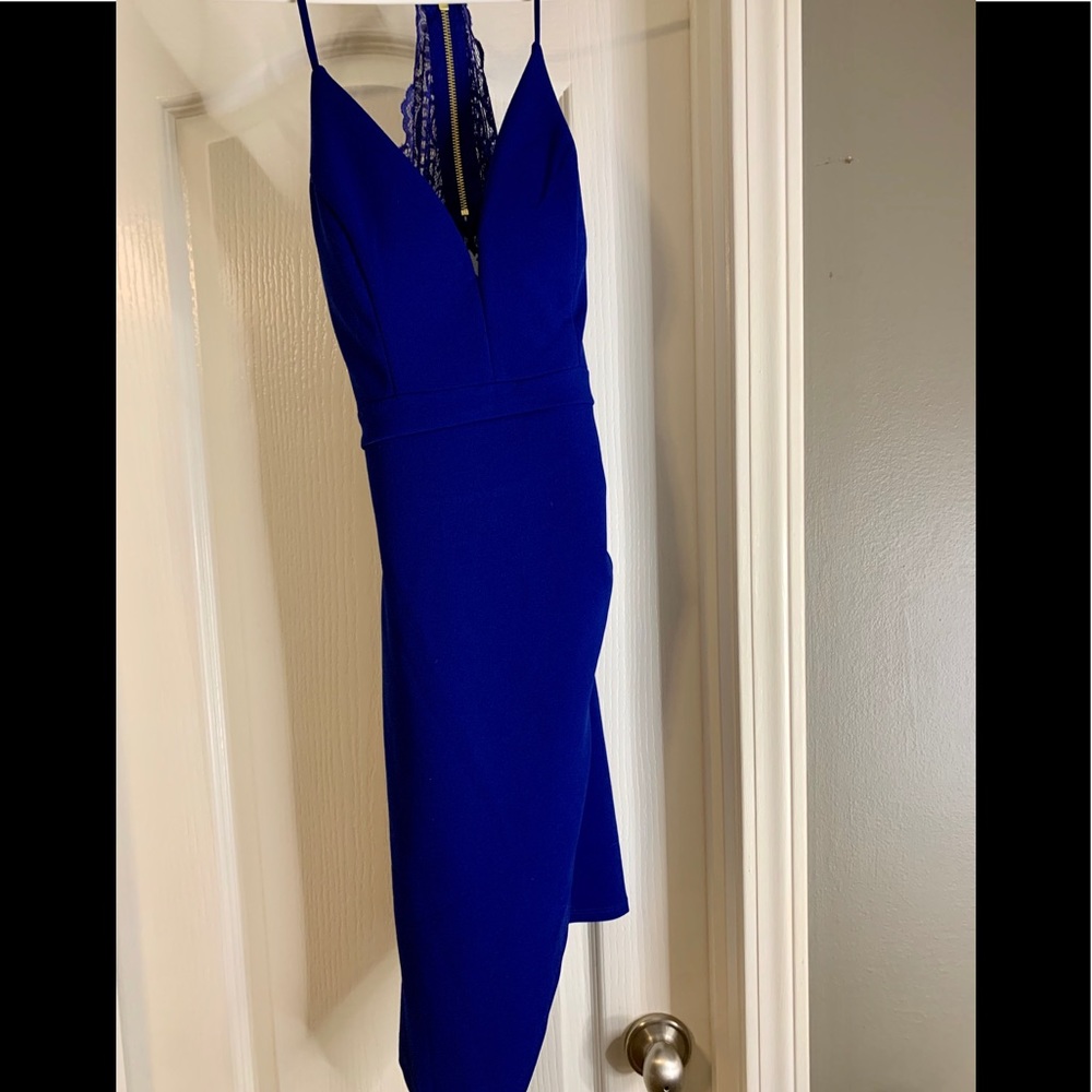Royal blue dress